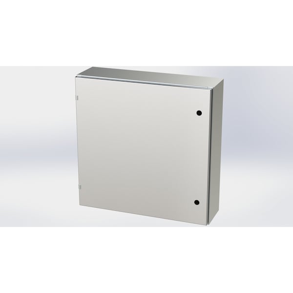 1/4 Turn Latch Electrical Enclosures, 30 in H, 8 in D, 30 in W, NEMA 3R, 4, 4X, 12, 13